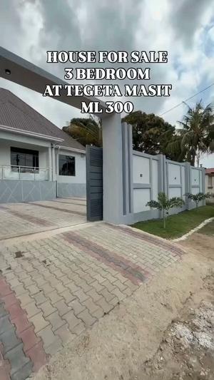 Nyumba ya vyumba vitatu inauzwa Tegeta Msaiti, Dar Es Salaam (500 sqm)