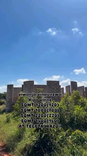 Viwanja vinauzwa Tegeta Wazo, Dar Es Salaam Viwanja vinauzwa Tegeta Wazo, Dar Es Salaam