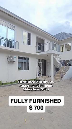 Nyumba/Apartment ya vyumba viwili inapangishwa Mikocheni, Dar Es Salaam