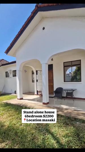 Nyumba ya vyumba vinne inapangishwa Masaki, Dar Es Salaam Nyumba ya vyumba vinne inapangishwa Masaki, Dar Es Salaam