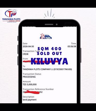 Viwanja vinauzwa Kiluvya, Pwani sqm 500