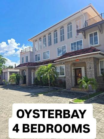 Nyumba (Furnished) ya vyumba vinne inapangishwa Oysterbay, Dar Es Salaam