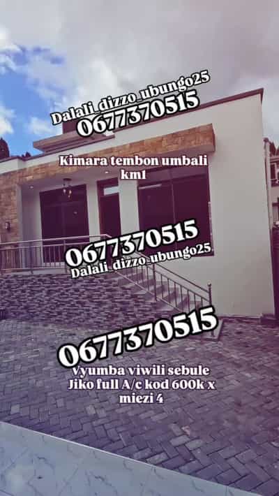 Apartment ya vyumba viwili inapangishwa Kimara Temboni, Dar Es Salaam