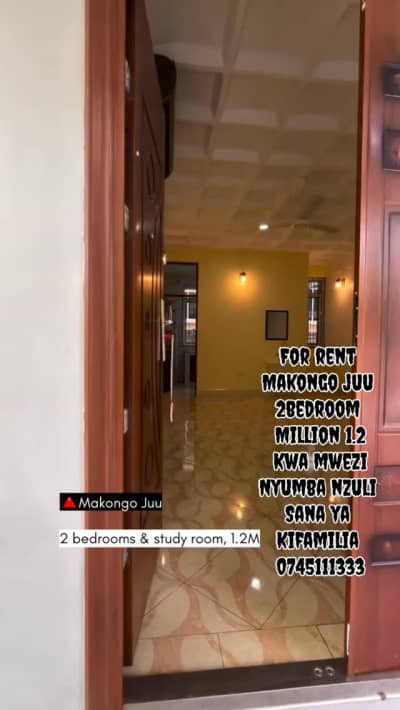 2 Bedrooms House for Rent in Makongo, Dar Es Salaam