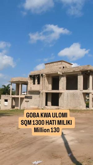 Plot for sale in Goba Kwa Ulomi, Dar Es Salaam sqm 1300 Plot for sale in Goba Kwa Ulomi, Dar Es Salaam sqm 1300