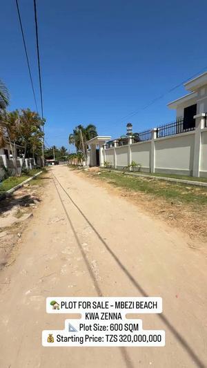 Kiwanja kinauzwa Mbezi Beach Kwa Zenna, Dar Es Salaam (600 sqm) Kiwanja kinauzwa Mbezi Beach Kwa Zenna, Dar Es Salaam (600 sqm)