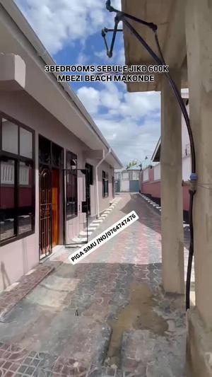 Nyumba ya vyumba vitatu inapangishwa Mbezi Beach Makonde, Dar Es Salaam
