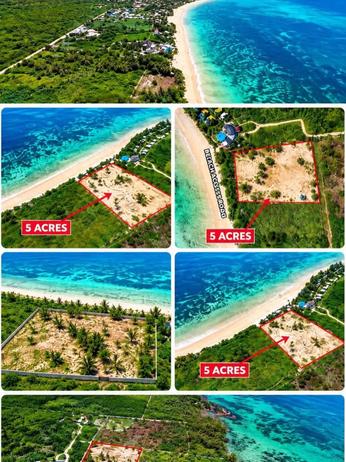 Beach Plot kinauzwa Kiwengwa, Zanzibar (5 acre) Beach Plot kinauzwa Kiwengwa, Zanzibar (5 acre)