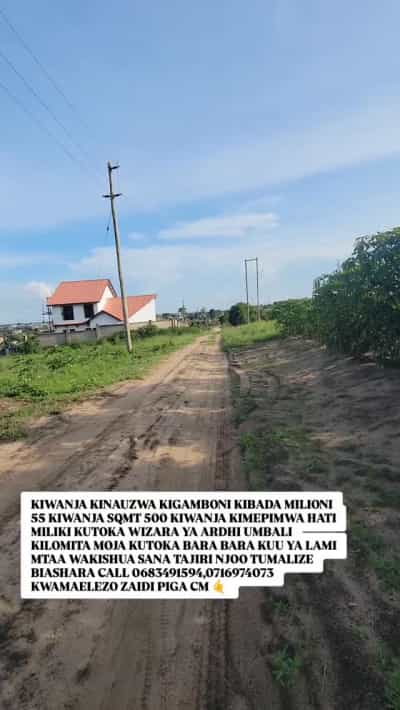 Kiwanja kinauzwa Kibada, Dar Es Salaam (500 sqm) Kiwanja kinauzwa Kibada, Dar Es Salaam (500 sqm)