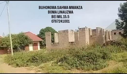 Nyumba ya vyumba vitatu inauzwa Buhongwa Sahwa Ya Chini, Mwanza (630 sqm)