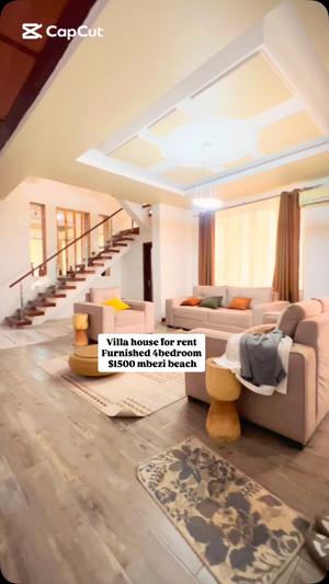 Villa (Furnished) ya vyumba vinne inapangishwa Mbezi Beach, Dar Es Salaam Villa (Furnished) ya vyumba vinne inapangishwa Mbezi Beach, Dar Es Salaam