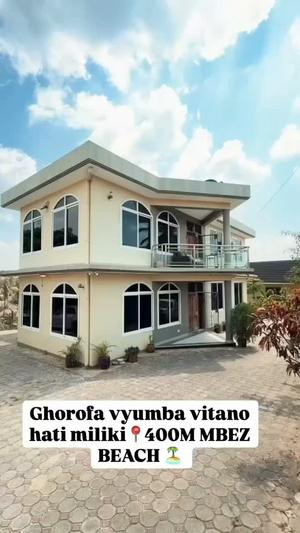 Nyumba ya vyumba vitano inauzwa Mbezi Beach Juu, Dar Es Salaam (1000 sqm)