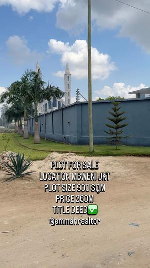 Kiwanja kinauzwa Mbweni Jkt, Dar Es Salaam (900 sqm) Kiwanja kinauzwa Mbweni Jkt, Dar Es Salaam (900 sqm)