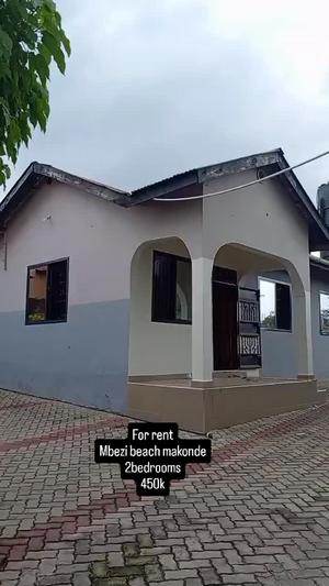Apartment ya vyumba viwili inapangishwa Mbezi Beach Makonde, Dar Es Salaam