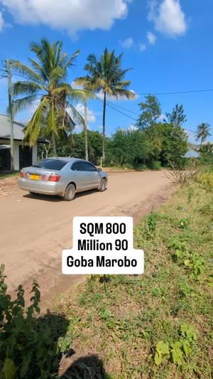Kiwanja kinauzwa Goba Marobo, Dar Es Salaam sqm 800