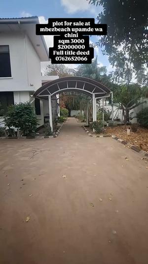 Residential Plot for Sale in Mbezi Beach, Dar Es Salaam (3000 sqm) Residential Plot for Sale in Mbezi Beach, Dar Es Salaam (3000 sqm)