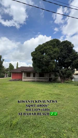 Kiwanja kinauzwa Bahar Beach, Dar Es Salaam (1800 sqm)