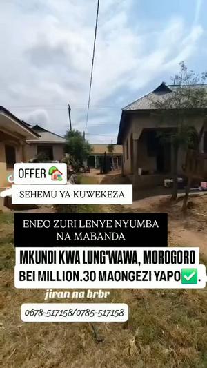 Kiwanja kinauzwa Mkundi, Lungwawa, Morogoro Kiwanja kinauzwa Mkundi, Lungwawa, Morogoro