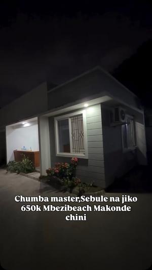 Nyumba ya chumba kimoja inapangishwa Mbezibeach Makonde Chini, Dar Es Salaam