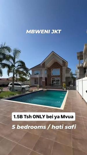 5 Bedrooms Villa for Sale in Mbweni Jkt, Dar Es Salaam (1300 sqm)