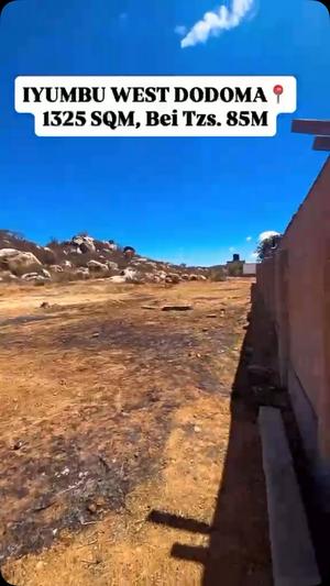 Residential/Commercial Plot for Sale in Iyumbu West, Dodoma (1325 sqm)