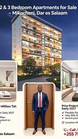 Apartment inauzwa Masaki, Dar Es Salaam