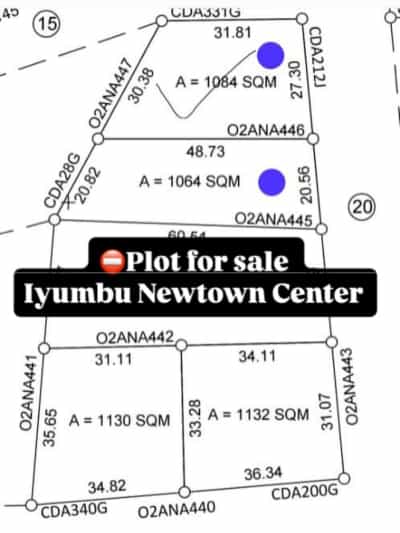 Kiwanja kinauzwa Iyumbu New Town Center, Dodoma (1084 sqm) Kiwanja kinauzwa Iyumbu New Town Center, Dodoma (1084 sqm)