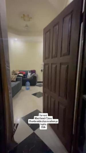 Apartment ya chumba kimoja inapangishwa Mbezi Beach Tanki Bovu, Dar Es Salaam