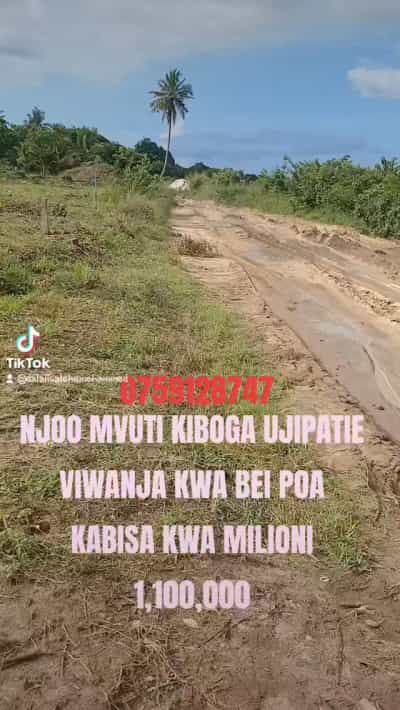 Kiwanja kinauzwa Mvuti Kiboga, Dar Es Salaam (400 sqm)