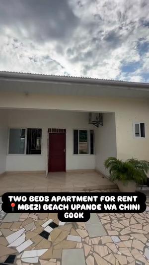 Nyumba/Apartment ya vyumba viwili inapangishwa Mbezi Beach, Dar Es Salaam