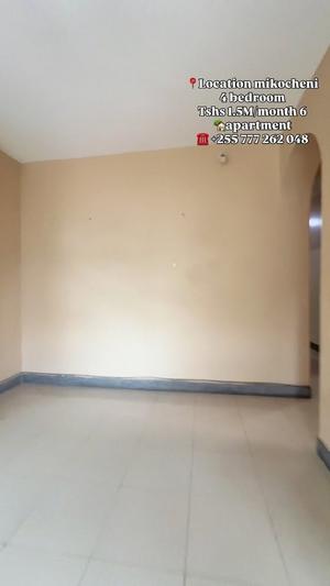 Apartment ya vyumba vinne inapangishwa Mikocheni, Dar Es Salaam