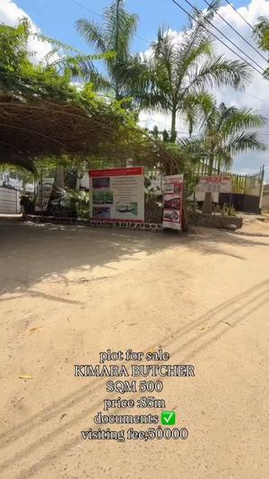 Plot for sale in Kimara Butcher, Dar Es Salaam sqm 500 Plot for sale in Kimara Butcher, Dar Es Salaam sqm 500