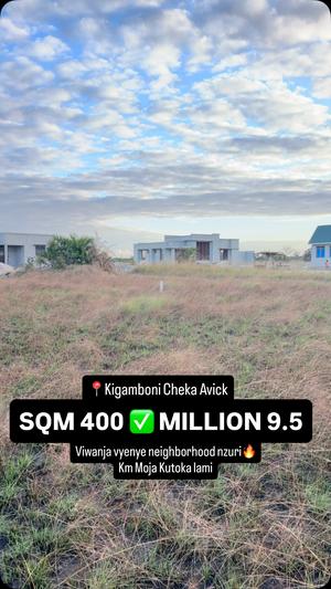 Kiwanja kinauzwa Kigamboni, Dar Es Salaam (400 sqm) Kiwanja kinauzwa Kigamboni, Dar Es Salaam (400 sqm)