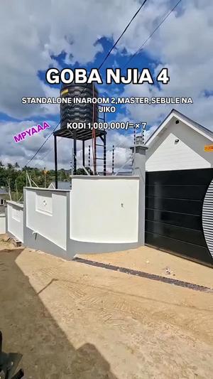 Nyumba ya vyumba viwili inapangishwa Goba, Dar Es Salaam