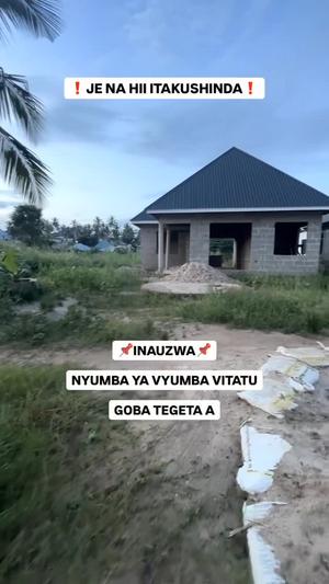 Nyumba ya vyumba vitatu inauzwa Goba Tegeta A, Dar Es Salaam (400 sqm)