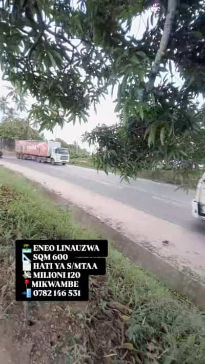 Kiwanja kinauzwa Kigamboni Mikwambe, Dar Es Salaam (600 sqm)