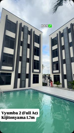 Nyumba/Apartment ya vyumba viwili inapangishwa Kijitonyama Ushuani, Dar Es Salaam