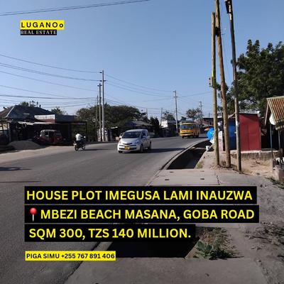 Residential Plot for Sale in Mbezi Beach Masana, Dar Es Salaam (300 sqm) Residential Plot for Sale in Mbezi Beach Masana, Dar Es Salaam (300 sqm)