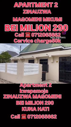Apartment inauzwa Magomeni Mikumi, Dar Es Salaam