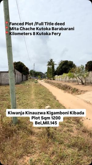 Plot for sale in Kibada, Dar Es Salaam sqm 1200 Plot for sale in Kibada, Dar Es Salaam sqm 1200