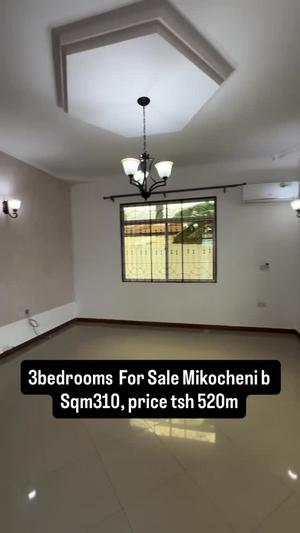 Nyumba ya vyumba vitatu inauzwa Mikocheni B, Dar Es Salaam