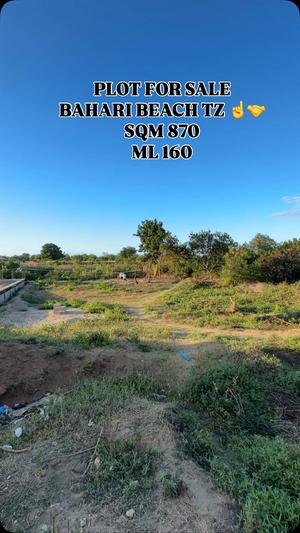 Plot for sale in Bahari Beach, Dar Es Salaam sqm 870 Plot for sale in Bahari Beach, Dar Es Salaam sqm 870