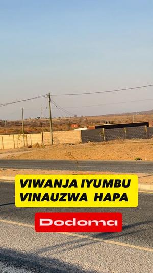 Viwanja vinauzwa Iyumbu West, Dodoma sqm 600