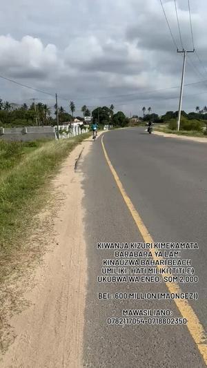 Plot for sale in Bahari Beach, Dar Es Salaam sqm 2000 Plot for sale in Bahari Beach, Dar Es Salaam sqm 2000