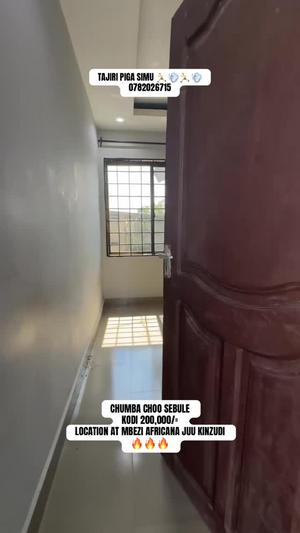 Apartment ya chumba kimoja inapangishwa Salasala Kinzudi, Dar Es Salaam