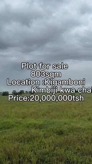 Plot for sale in Kigamboni Grand Estate, Dar Es Salaam sqm 803 Plot for sale in Kigamboni Grand Estate, Dar Es Salaam sqm 803
