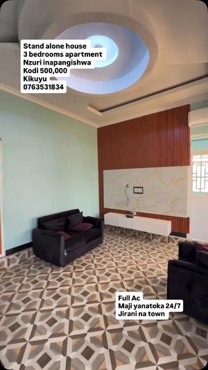 Apartment ya vyumba vitatu inapangishwa Kikuyu, Dodoma