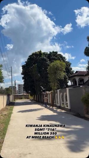 Kiwanja kinauzwa Mbezi Beach, Dar Es Salaam sqm 716