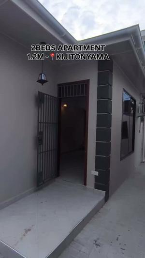 Apartment ya vyumba viwili inapangishwa Kijitonyama Police Mabatin, Dar Es Salaam