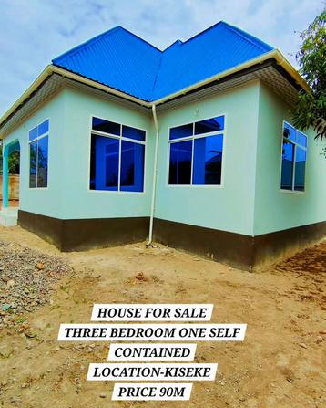 Nyumba ya vyumba vitatu inauzwa Kiseke, Mwanza (604 sqm)